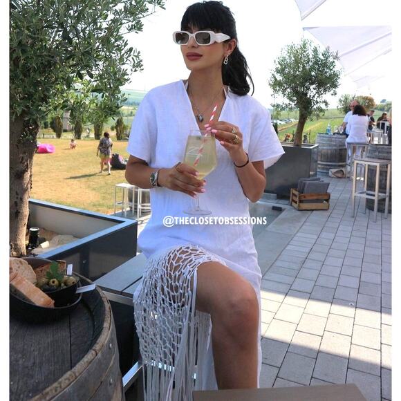 ZARA BLOGGER FAVE!!! Linen Midi Dress NWT LAST ONE!!! - Picture 8 of 16